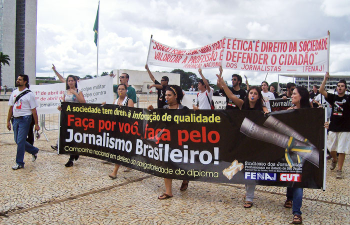 Manifestantes protestam em Brasília            fotografia: Lucas Fontes